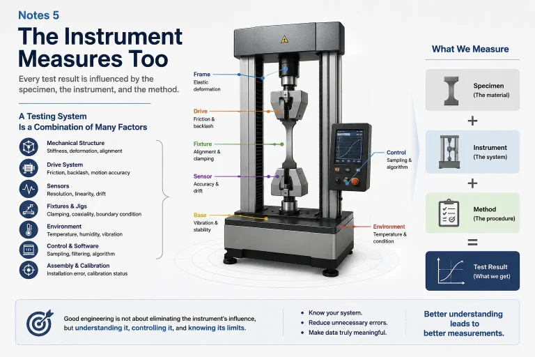 The Instrument Measures More Than the Specimen